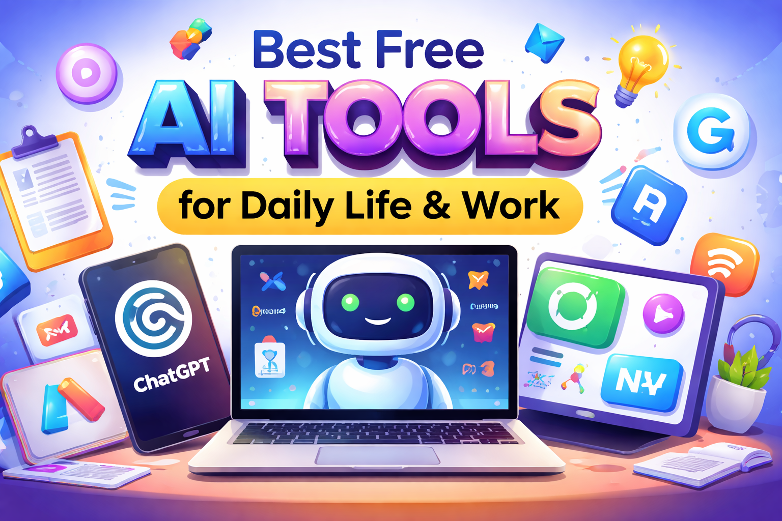 Best free AI tools daily life