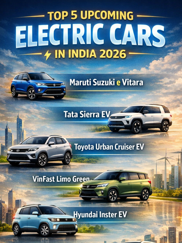 Top 5 Upcoming Electric Cars in India 2026