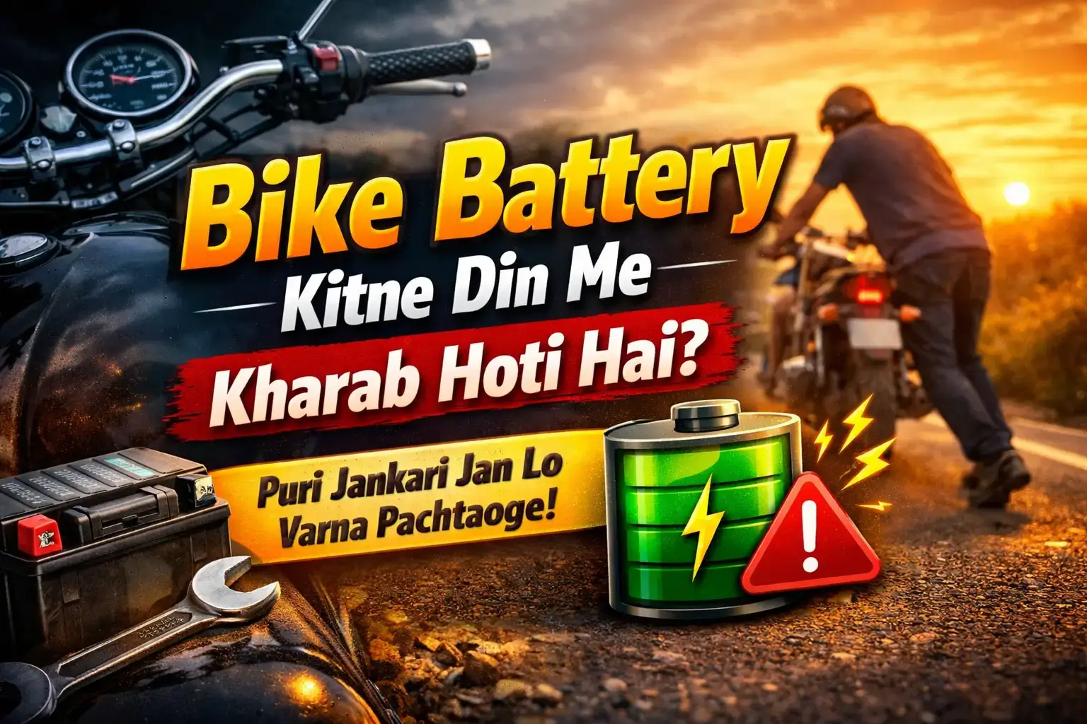 Bike battery image made by chatgpt