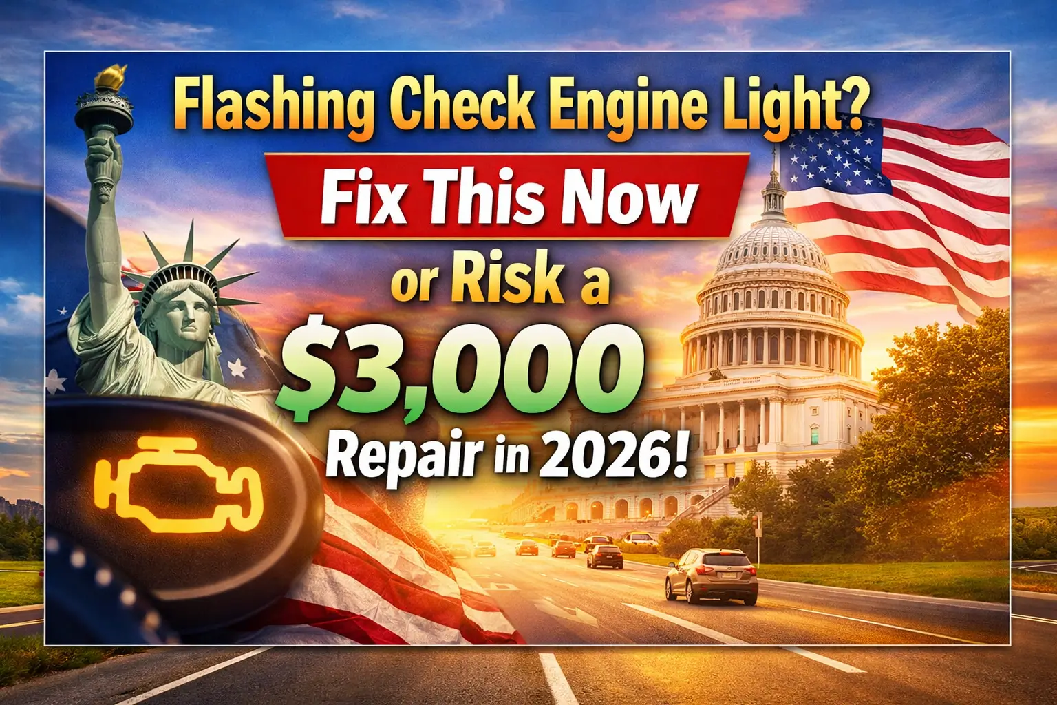 Flashing Check Engine Light ?