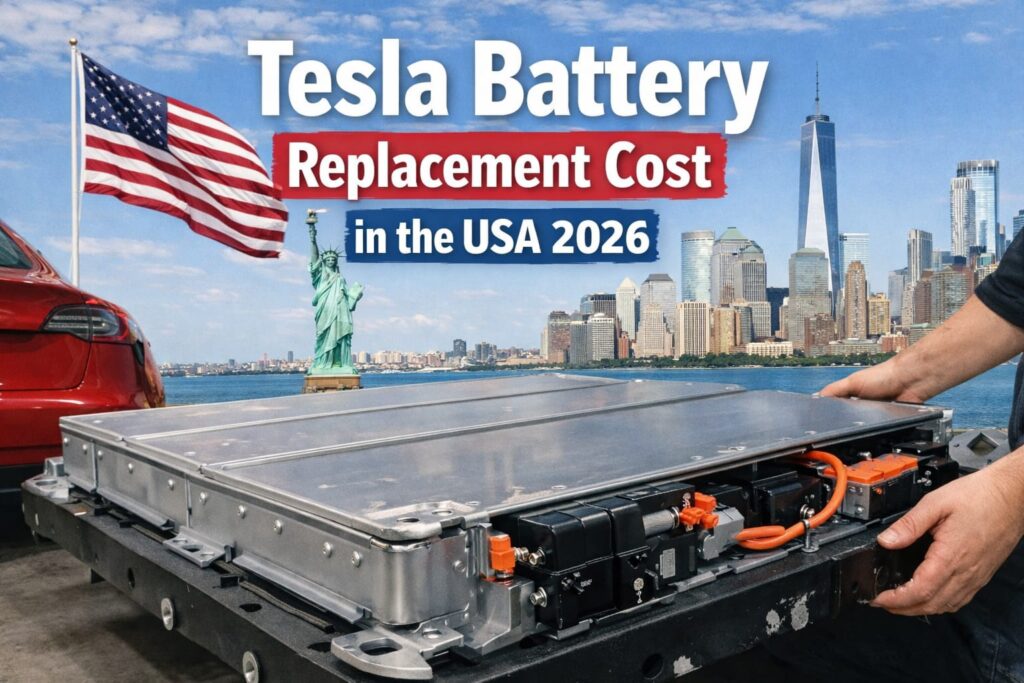 Tesla Battery Replacement cost USA