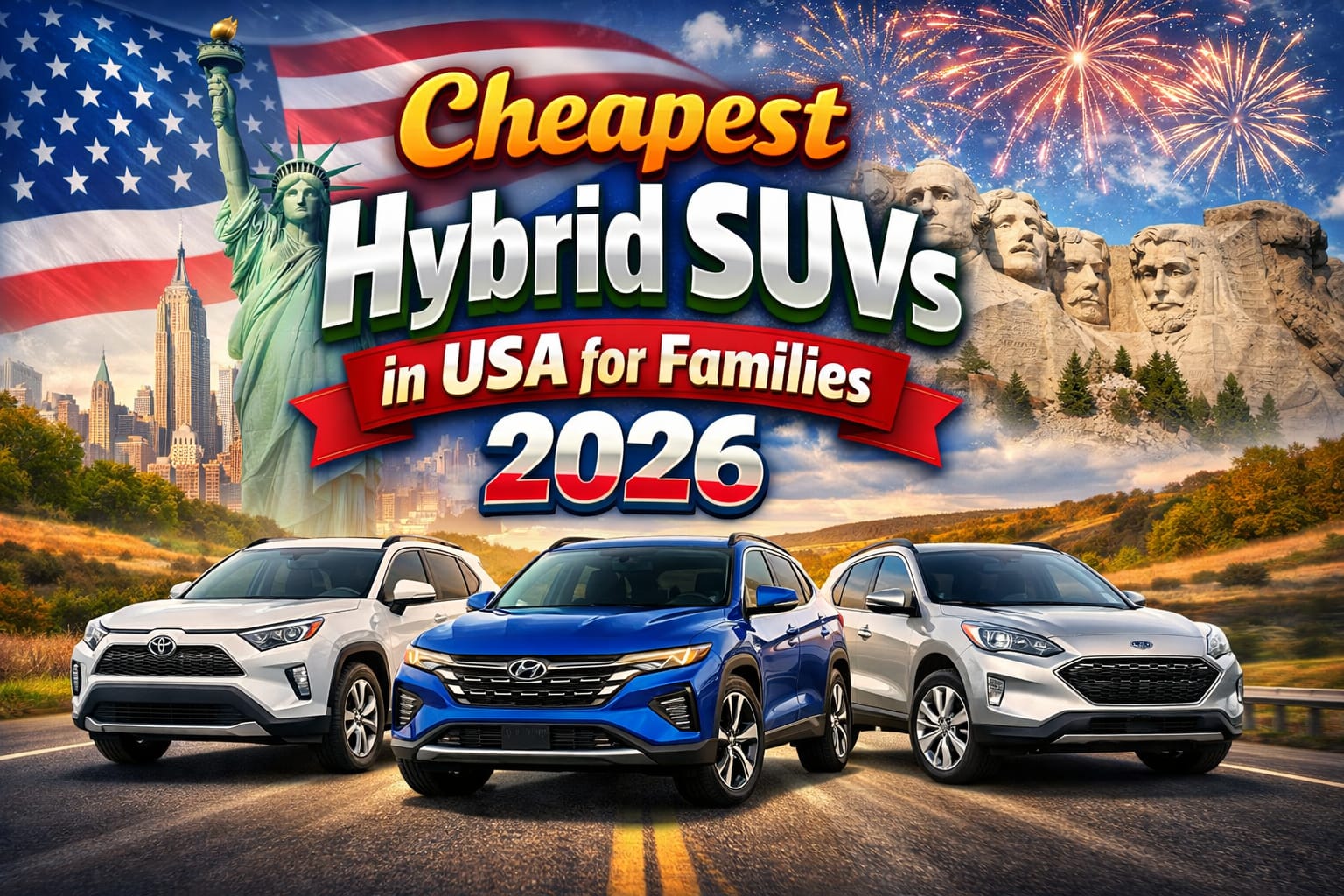 Cheapest Hybrid SUVs USA 2026