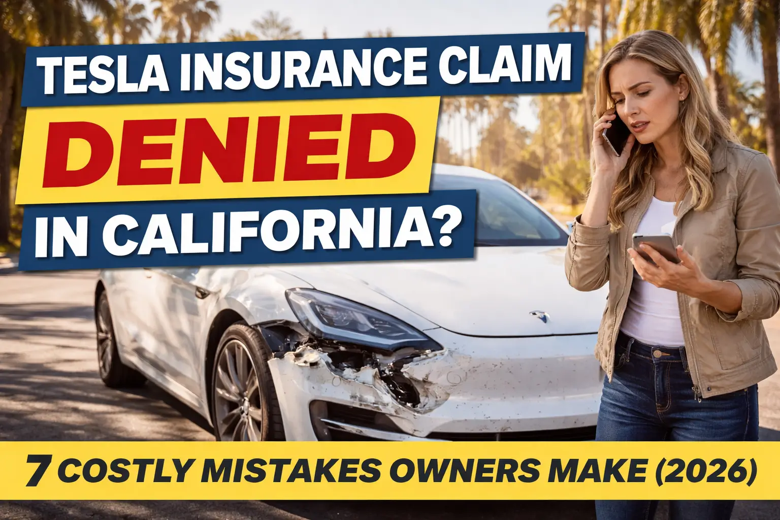 Tesla Insurance Claim USA California