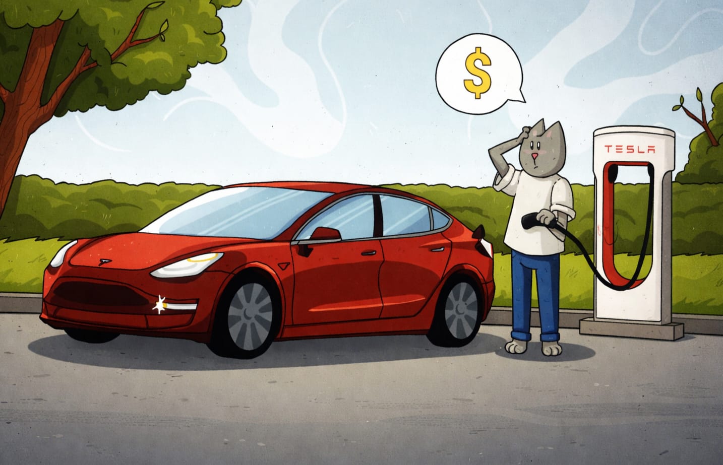 Tesla charge cost USA 2026