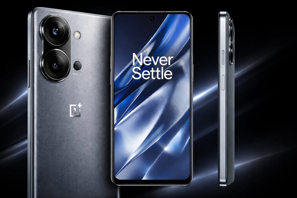 OnePlus Nord 6 smartphone black background stylish look