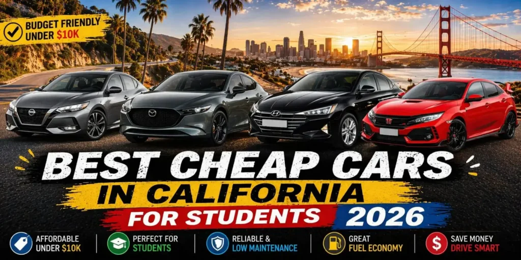 Best Cheap Cars in California for Student 2026