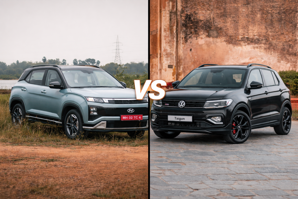 Taigun GT Sport vs Hyundai Creta comparison image