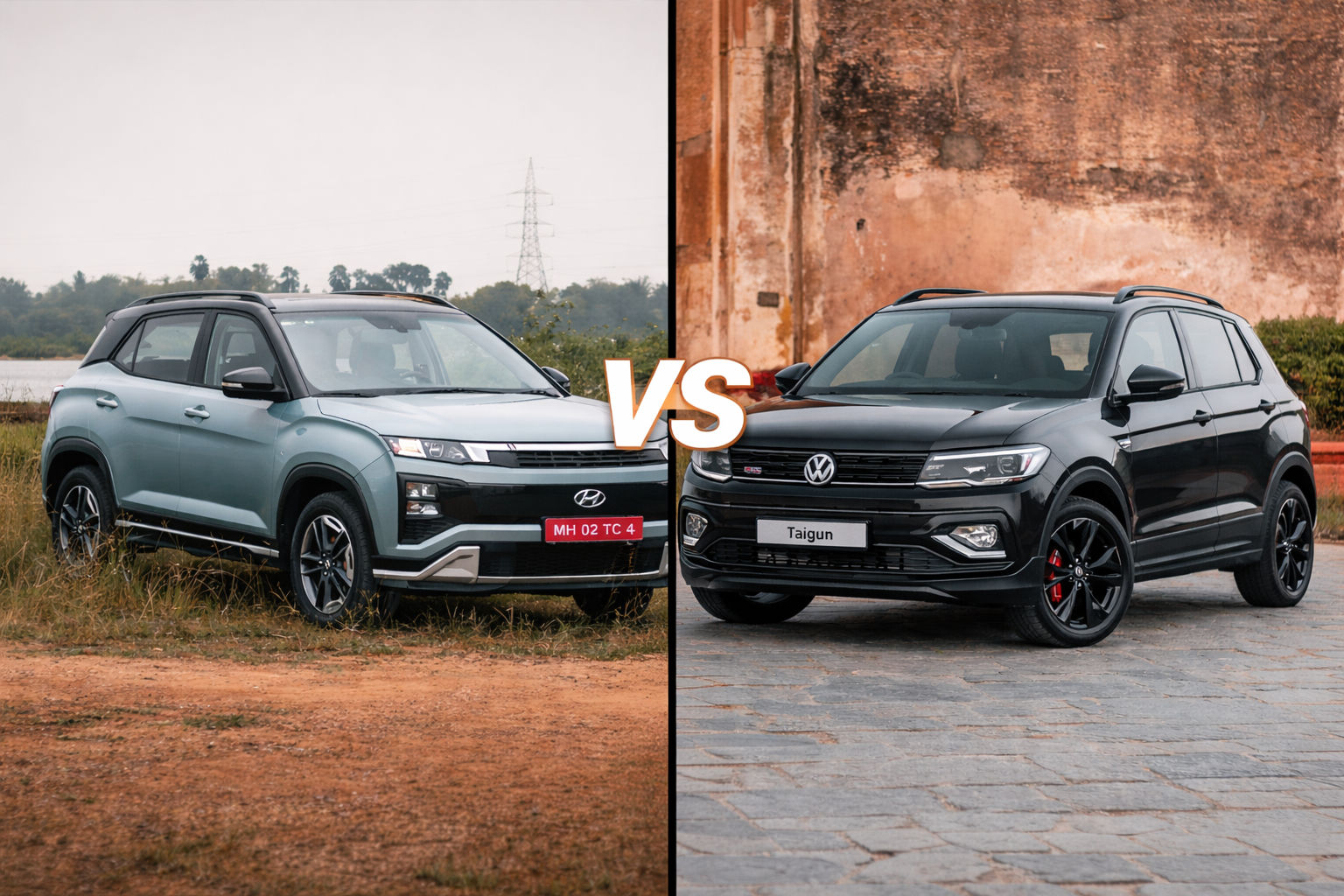 Taigun GT Sport vs Hyundai Creta comparison image